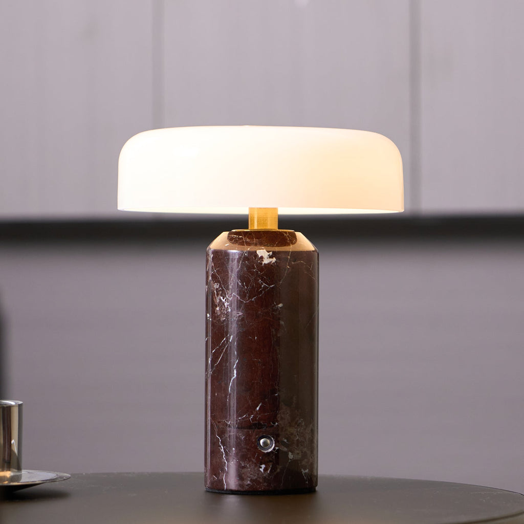 Modern Marble Base Table Lamps with LED Touch Control