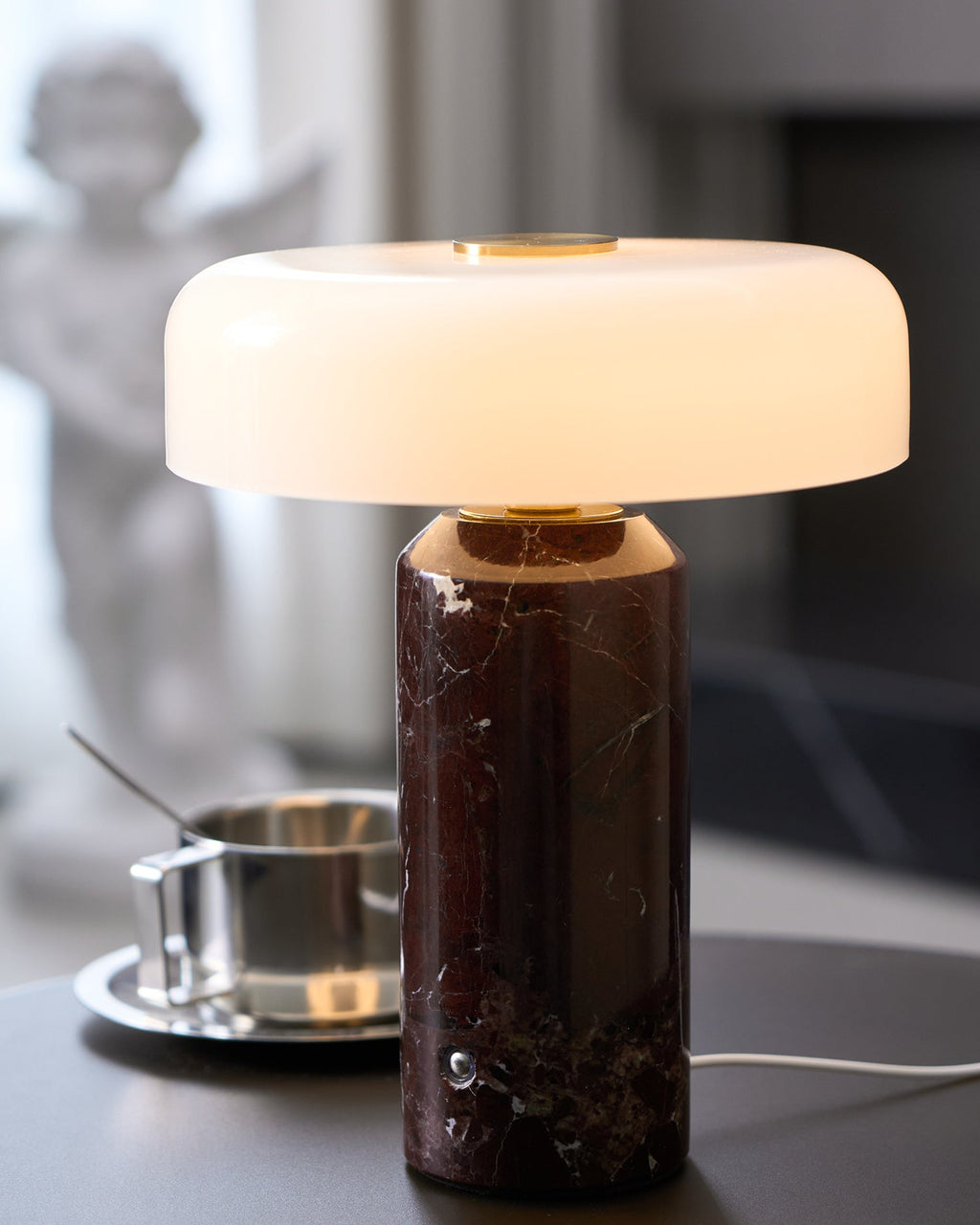 Modern Marble Base Table Lamps with LED Touch Control