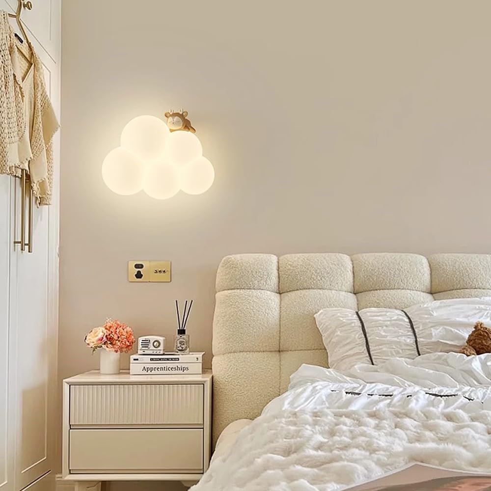 Children’s Wall Light Cloud Design LED Night Lamp