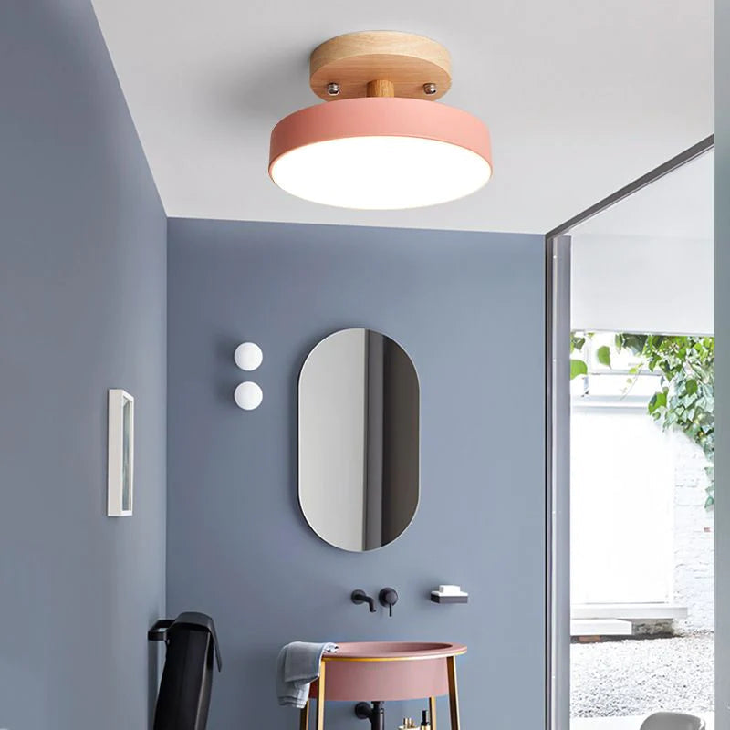 NordAcorn: Holz Deckenleuchte im skandinavischen Stil – Moderne LED Aufputzlampe für Flur & Schlafzimmer - Image 10