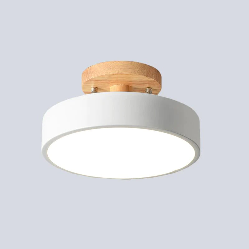 NordAcorn: Holz Deckenleuchte im skandinavischen Stil – Moderne LED Aufputzlampe für Flur & Schlafzimmer - Image 14