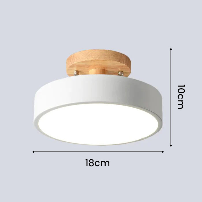 NordAcorn: Holz Deckenleuchte im skandinavischen Stil – Moderne LED Aufputzlampe für Flur & Schlafzimmer - Image 15