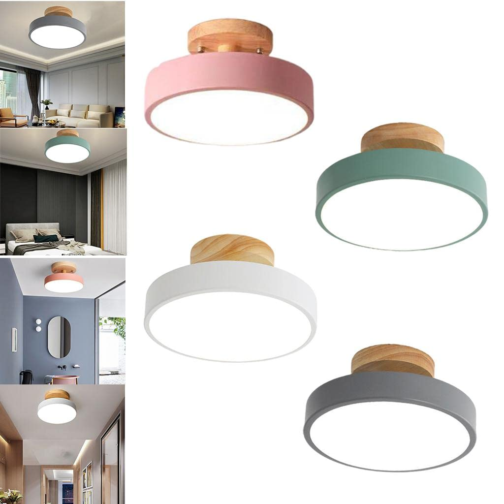 NordAcorn: Holz Deckenleuchte im skandinavischen Stil – Moderne LED Aufputzlampe für Flur & Schlafzimmer - Image 16