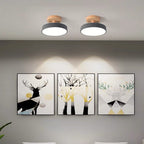 NordAcorn: Holz Deckenleuchte im skandinavischen Stil – Moderne LED Aufputzlampe für Flur & Schlafzimmer - Image 5