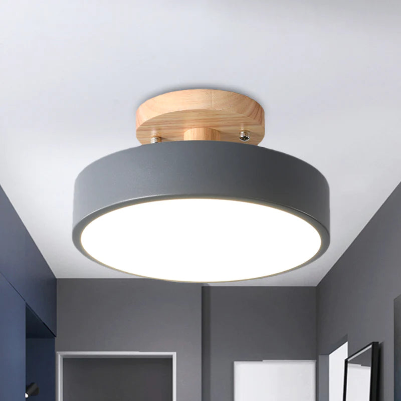 NordAcorn: Holz Deckenleuchte im skandinavischen Stil – Moderne LED Aufputzlampe für Flur & Schlafzimmer - Image 6
