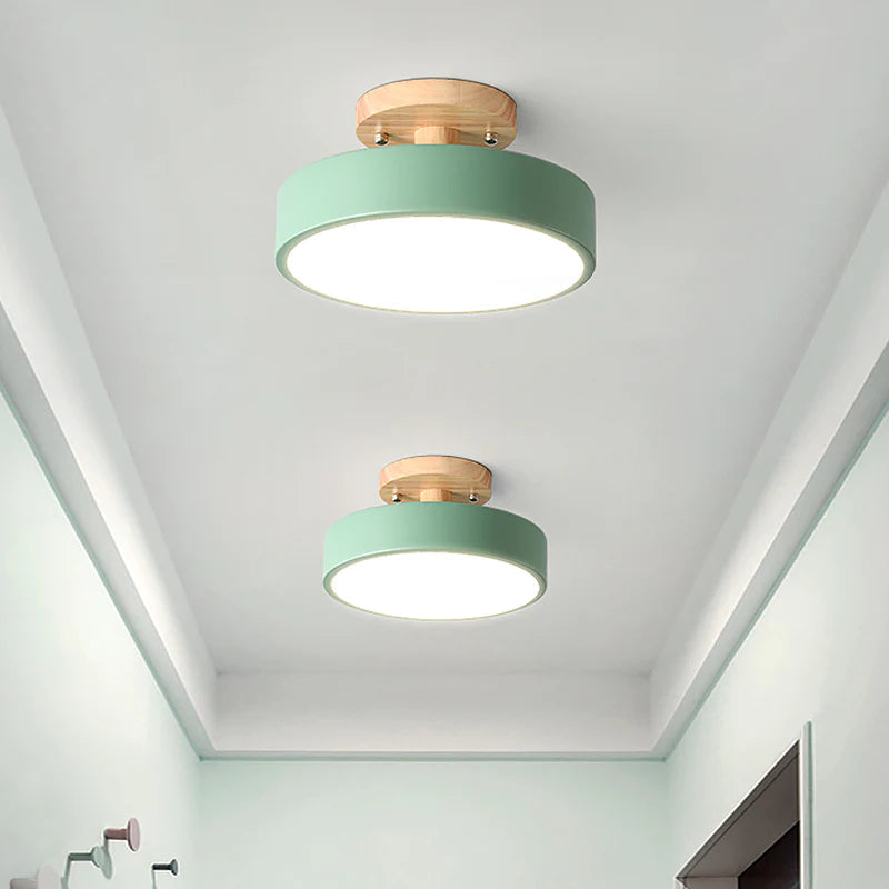 NordAcorn: Holz Deckenleuchte im skandinavischen Stil – Moderne LED Aufputzlampe für Flur & Schlafzimmer - Image 8