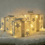 NordiGlow: 3er Set LED Geschenkboxen – Leuchtende Weihnachtsdeko für Innen & Außen - Image 7