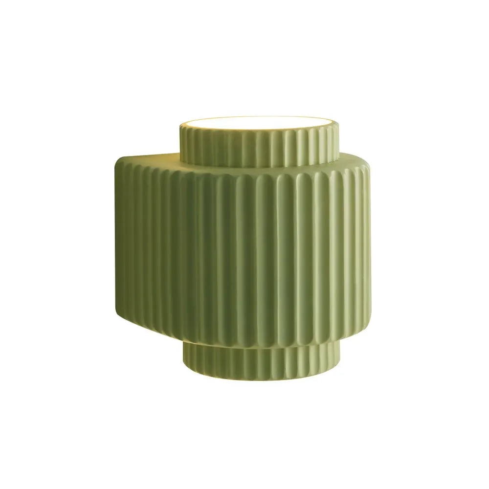 Modern Cylinder Resin Fluted Wall Sconce Up Down - Image 6