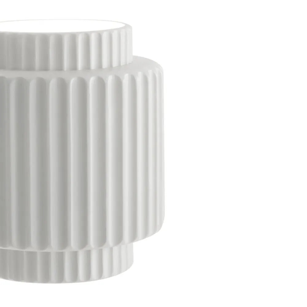 Modern Cylinder Resin Fluted Wall Sconce Up Down - Image 9