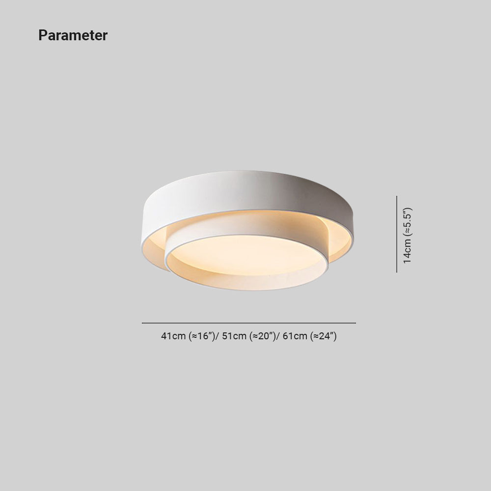 Norvyn: Runde LED-Deckenleuchte im nordischen Art-Déco-Stil – für Wohnzimmer & Schlafzimmer - Image 4