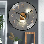 Silent Modern Wall Clock Minimalist Home Accent