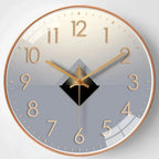Silent Modern Wall Clock Minimalist Home Accent