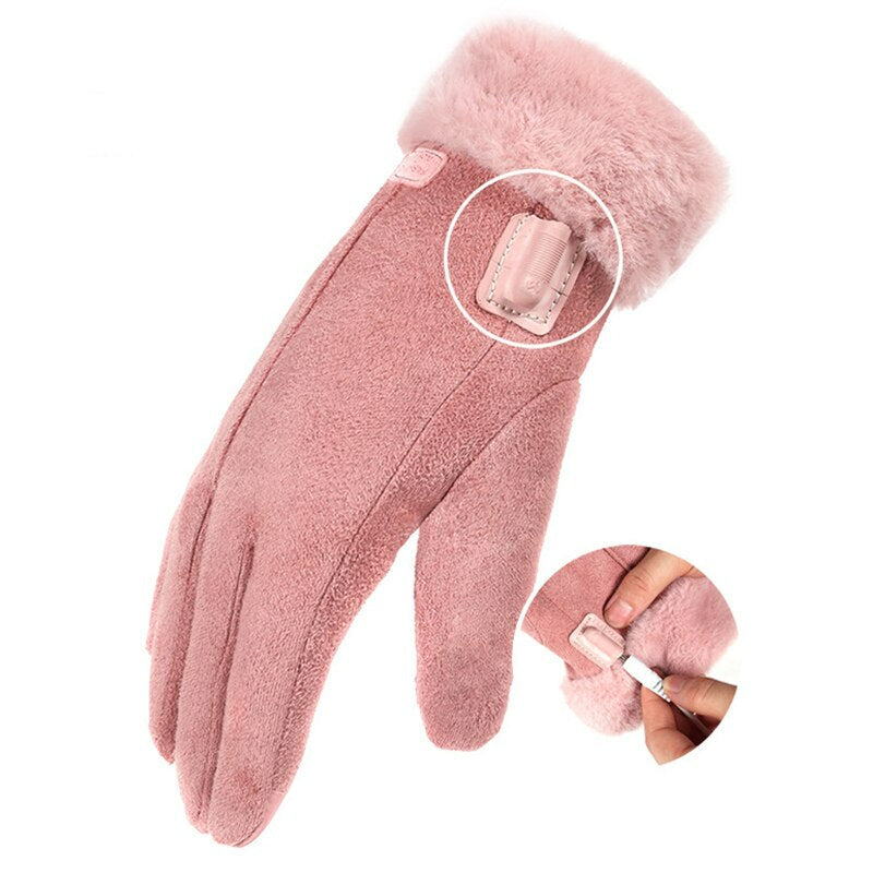 Women’s Rechargeable Heated Gloves Fast Warm-Up & All-Day Heat - Image 3