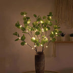 LED Olive Branch Decor Soft Warm-White Ambient Lighting