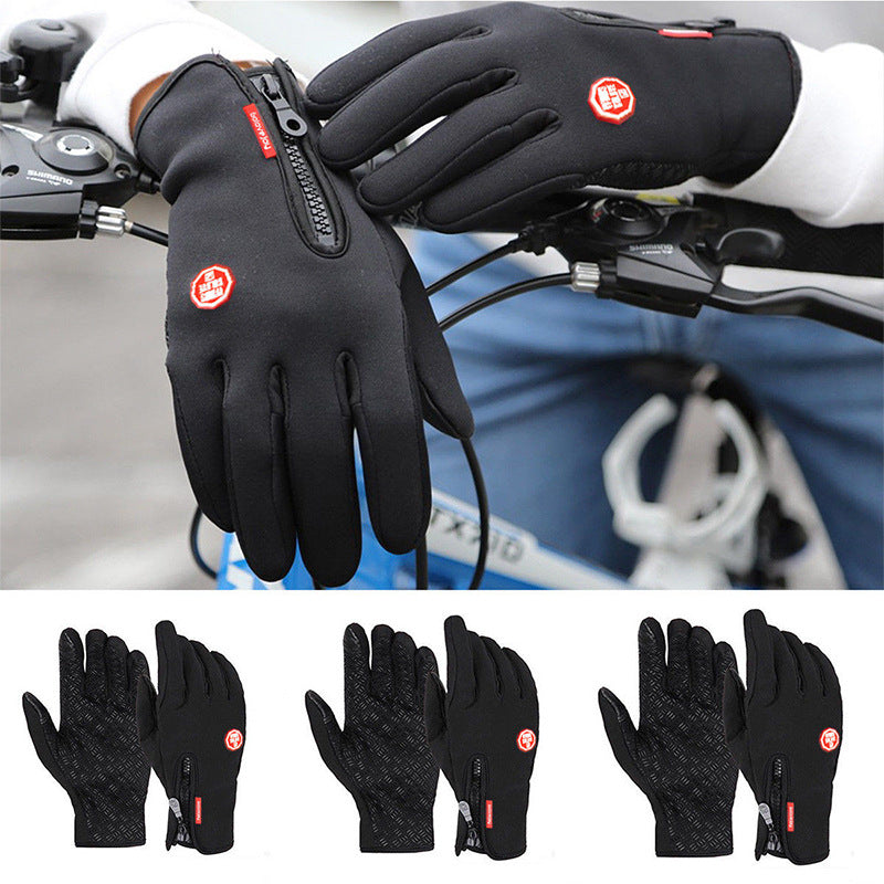 Windproof Waterproof Warm Fleece Gloves for Extreme Cold