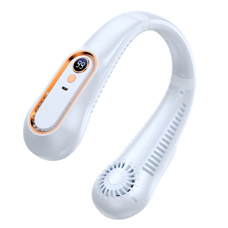Bladeless Neck Fan Portable Rechargeable Hands Free 5 Speed Wearable Cooling - Image 5