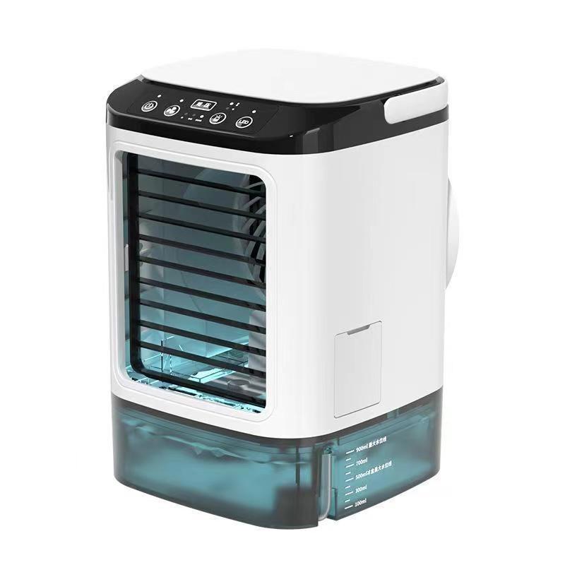 Portable Air Conditioner Fan Bladeless Misting Cooler Ice Box USB Desk - Image 7
