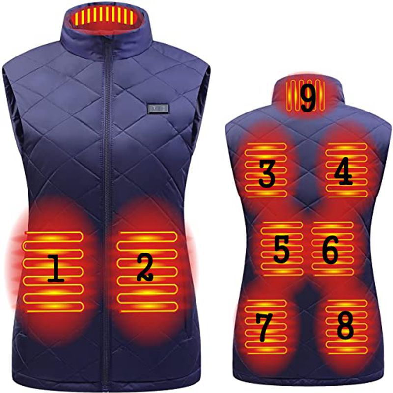 Women’s Heated Gilet Lightweight Electric Vest with Adjustable Heat Levels