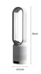 4-in-1 Air Circulation & Purification Tower Fan with Remote Control