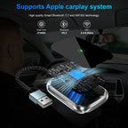 Wireless CarPlay Adapter 2 in 1 Android Auto Dongle Wired to Wireless Converter - Image 2
