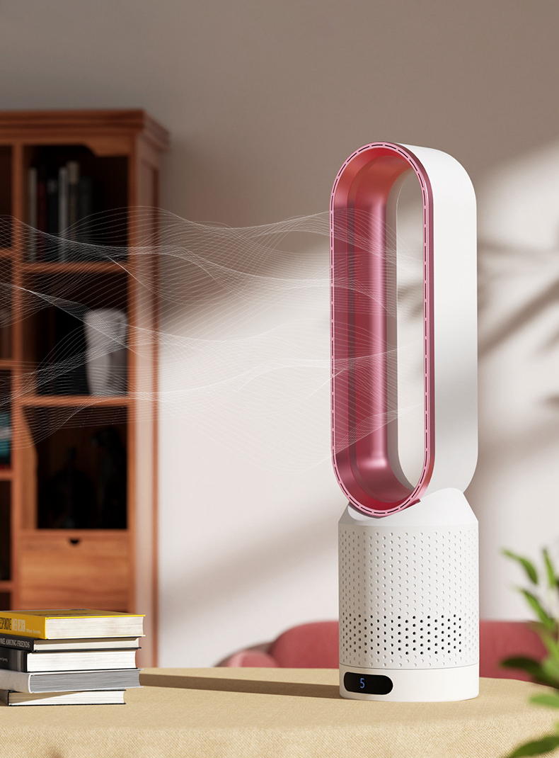4-in-1 Air Circulation & Purification Tower Fan with Remote Control
