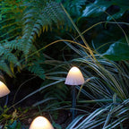 Solar LED Mushroom String Outdoor Lights for Garden Patio Pathway