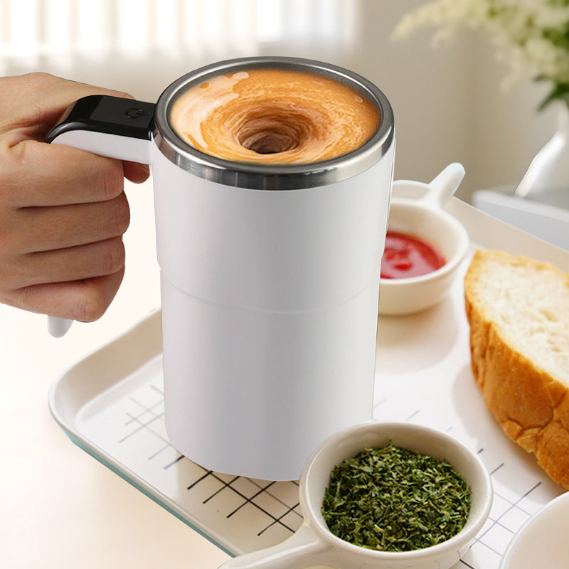 Smart Self‑Stirring Cup with LED Temperature Screen