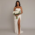 Women's Maxi Dress Long Sleeve Bodycon Ruched Party Evening Gown - Image 7