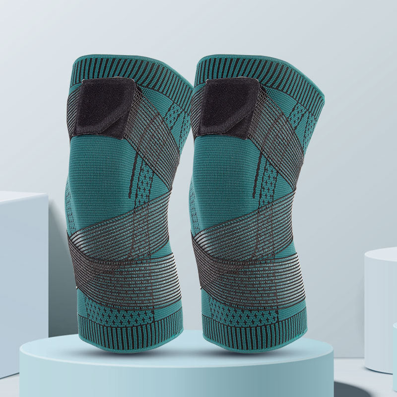 Knee Compression Sleeve Brace Adjustable Straps Pain Relief Support
