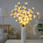 LED Olive Branch Decor Soft Warm-White Ambient Lighting