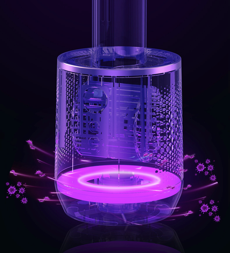 4-in-1 Air Circulation & Purification Tower Fan with Remote Control