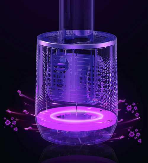 4-in-1 Air Circulation & Purification Tower Fan with Remote Control