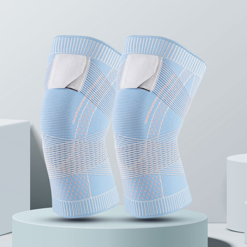 Knee Compression Sleeve Brace Adjustable Straps Pain Relief Support