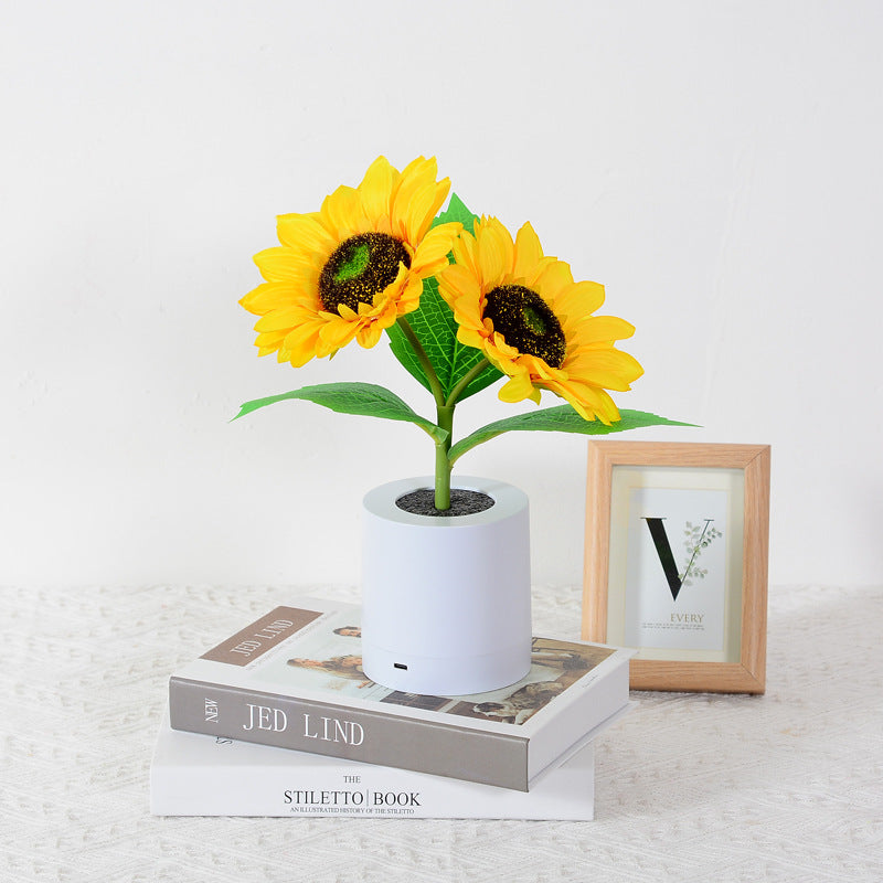 Sunflower LED Lamp Cheerful Decorative Flower Light