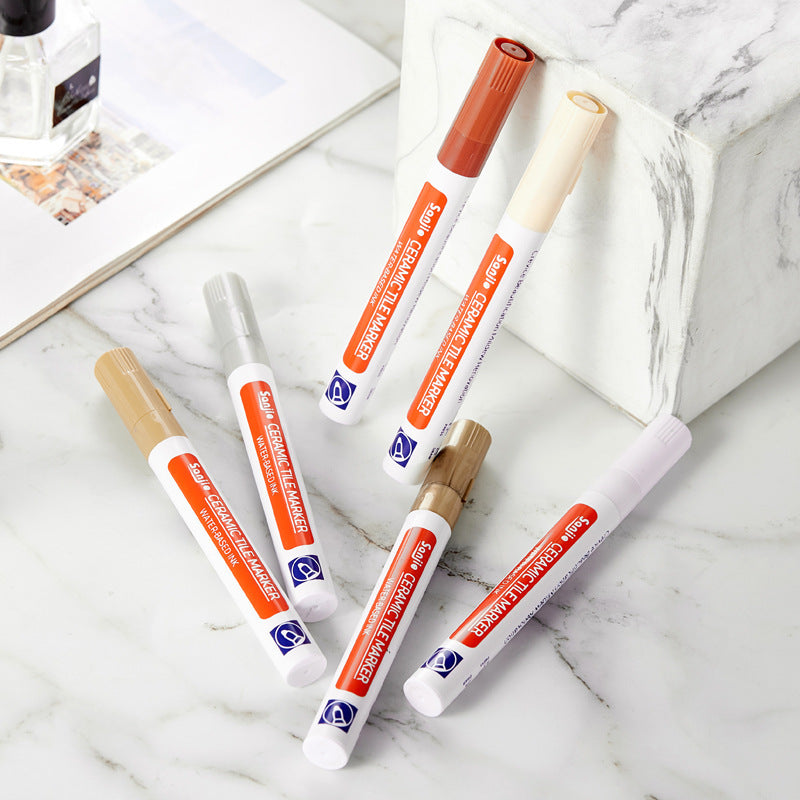 Waterproof Grout Pen White Mold Resistant Tile Marker Restorer