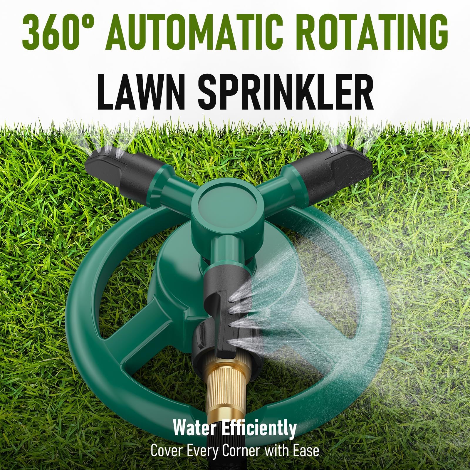 360 Degree Rotating Garden Sprinkler Automatic Lawn Watering System