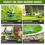 360 Degree Rotating Garden Sprinkler Automatic Lawn Watering System