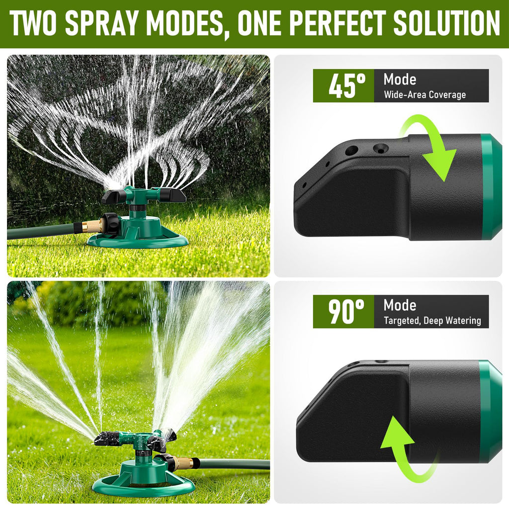 360 Degree Rotating Garden Sprinkler Automatic Lawn Watering System