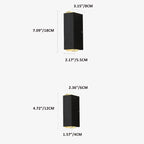 Sleek Water Resistant Outdoor LED Wall Light