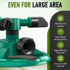 360 Degree Rotating Garden Sprinkler Automatic Lawn Watering System