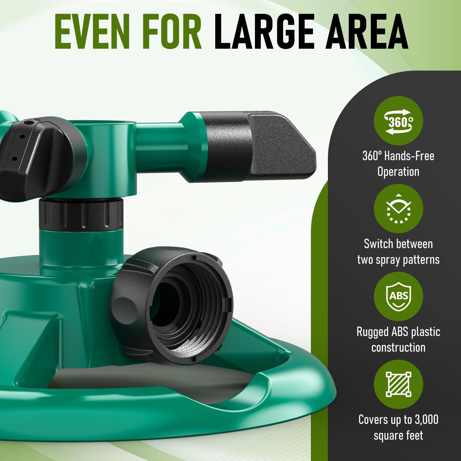 360 Degree Rotating Garden Sprinkler Automatic Lawn Watering System