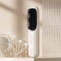 Cordless Hair Straightener Brush Portable Negative Ion Ceramic Hot Comb