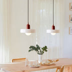 Contemporary Art Deco Pendant Light Colorful Glass Hanging Lamp