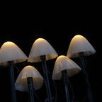 Solar LED Mushroom String Outdoor Lights for Garden Patio Pathway