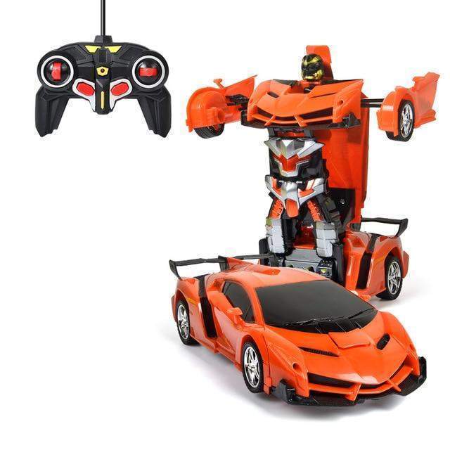 Remote Control Car with Robot Transformation & LED Lights