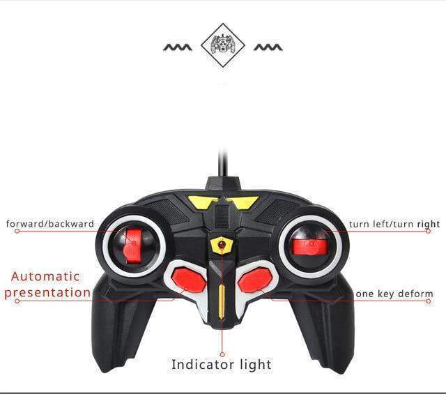 Remote Control Car with Robot Transformation & LED Lights
