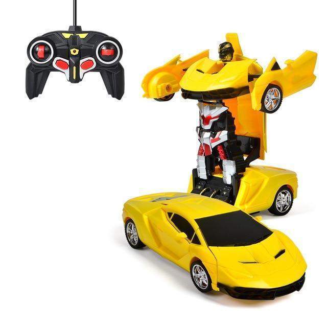 Remote Control Car with Robot Transformation & LED Lights
