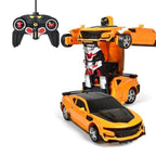 Remote Control Car with Robot Transformation & LED Lights