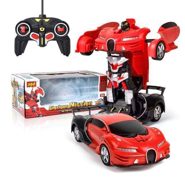 Remote Control Car with Robot Transformation & LED Lights