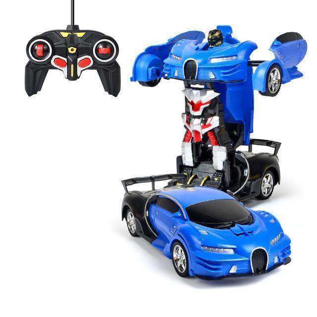 Remote Control Car with Robot Transformation & LED Lights